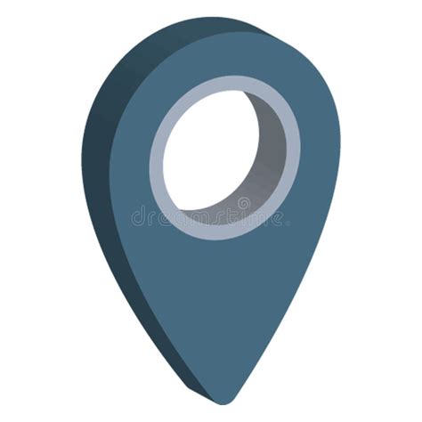 Address Pin Location Pointer Isolated Vector Icon Which Can Be Easily