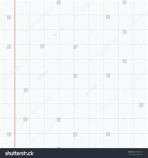 Red Line Graph Paper Vector 167808791 Shutterstock