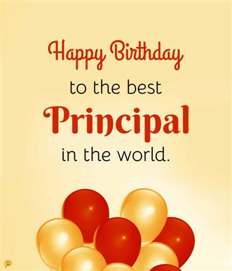 Birthday Wishes For Principal Top 50 Messages