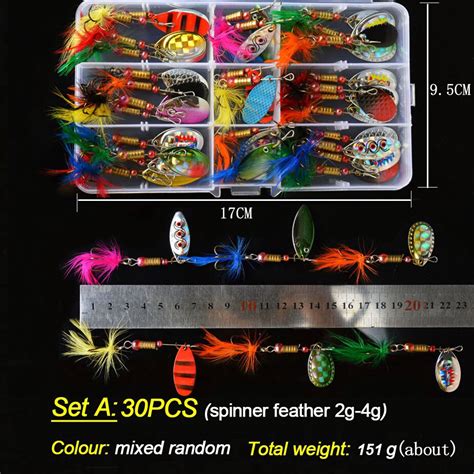 Spoon Lure Set Spinner Bait 2 7g Trout Pike Metal Fishing Lures Kit