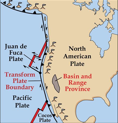 Transform Plate Boundaries Geology Us National Park Service