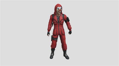 Red Criminal Free Fire 🔥 Download Free 3d Model By Joker Squads