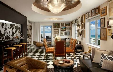 Meet The Eclectic Interior Designer Lenny Kravitz Sls South Beach Interior Design Hotel Chic