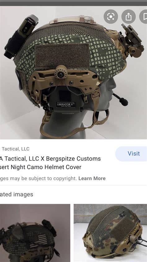 Desert Night Vision Camo Helmet Cover Rtacticalgear