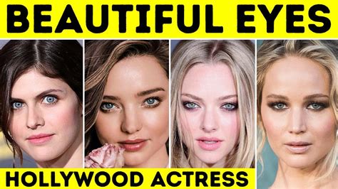 top 10 hollywood actress with the most beautiful eyes l piercing eyes l blue eyes infinite