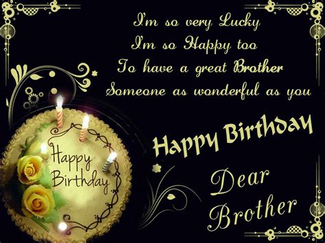 70 Birthday Quotes For Brother With Pictures