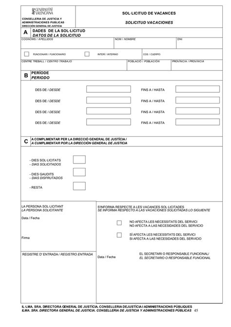 Solicitud De Vacaciones Formato Y 5 Modelos En Word Y Pdf Images