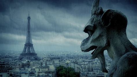 Lauv paris in the rain lyric mp3.mp3 by koala kontrol download. Gargoyle Looks Over Paris In The Rain by RockfordMedia ...