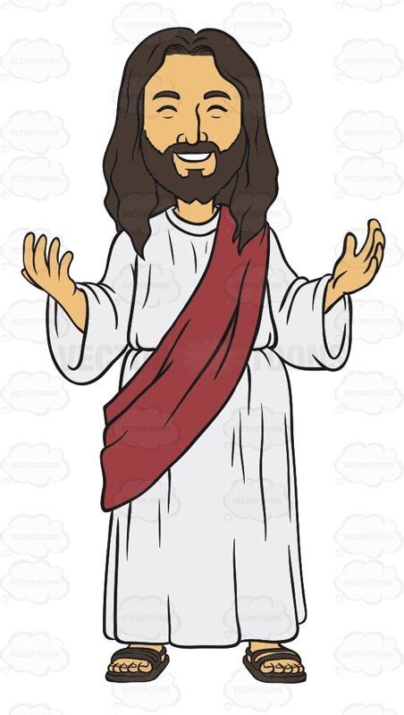 Bible Cartoon Jesus Cartoon Jesus Smiling Easter Cartoons Sunday