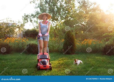 Sexy Woman Mower Stock Photos Free Royalty Free Stock Photos From Dreamstime