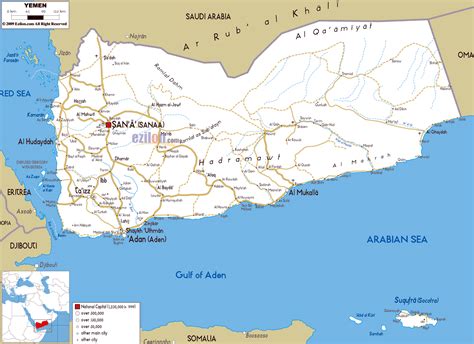 Mappery is a diverse collection of real life maps contributed by map lovers worldwide. Large road map of Yemen with cities and airports | Yemen | Asia | Mapsland | Maps of the World
