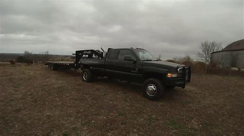 2001 Cummins Towing 30ft Trailer With Dual 6 Stacks Youtube