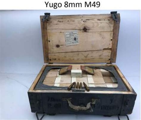 Yugo 8mm M49 Ammunition Am1238bbox 198 Grain Full Metal Jacket Lead