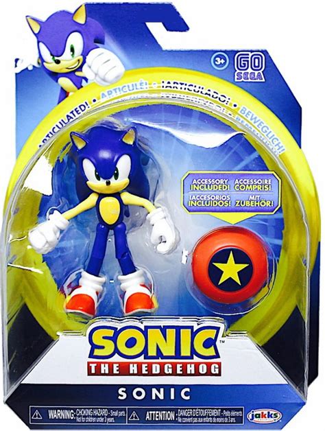 Sonic The Hedgehog 4 Inch Star Spring Action Figure Collectible Toy Ebay