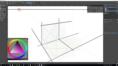 Perfect Square In Perspective How To Draw It In Krita Tutorial