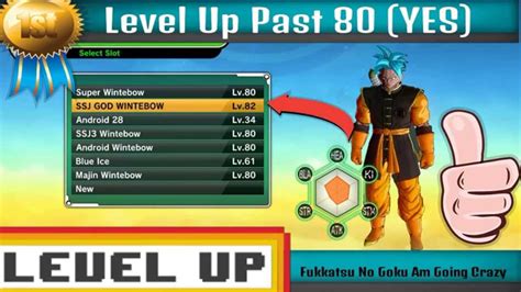 Check spelling or type a new query. Dragon Ball Z Xenoverse How To Level Up Past 80 - YouTube