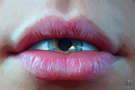 Eye In Mouth By Superphazed On Deviantart