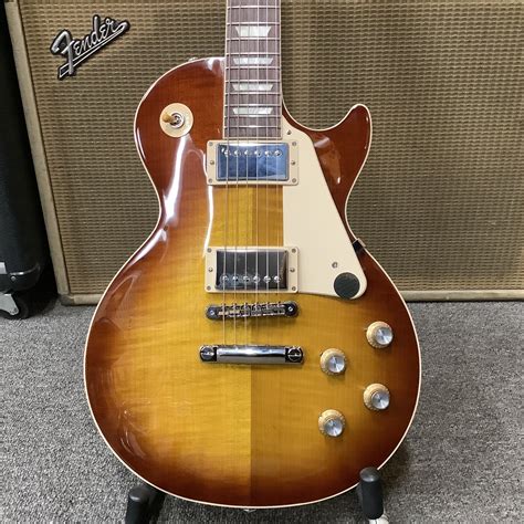 Brand New Gibson Les Paul Standard 60s Figured Top Iced Tea Wohsc