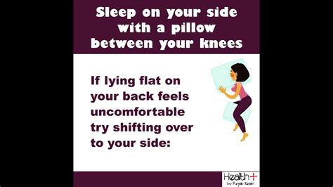 5 Good Sleeping Posture Helps Your Back Youtube