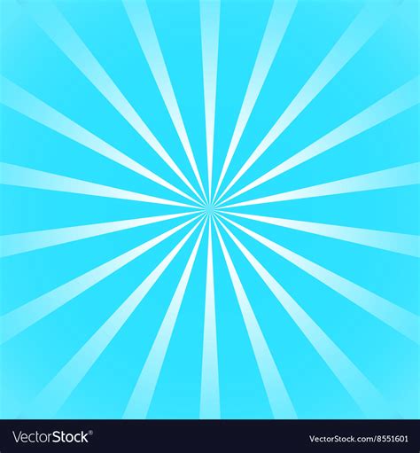 Blue Sun Ray Background Royalty Free Vector Image