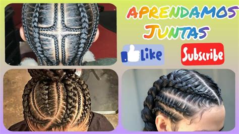 Ideas De Trenzas Pegadas Con Cabello Suelto Y Recogido Youtube