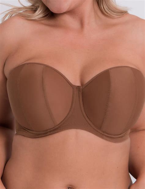 Curvy Kate Luxe Strapless Ck Caramel Uplifted Lingerie