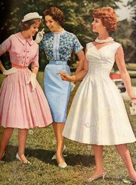 Montgomery Ward 1960 Fashion Vintage Dresses 1960s Fashion