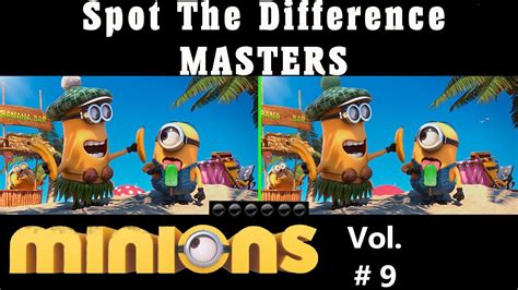 Spot The Difference Games Advanced Skills Volume 9 Minions Youtube