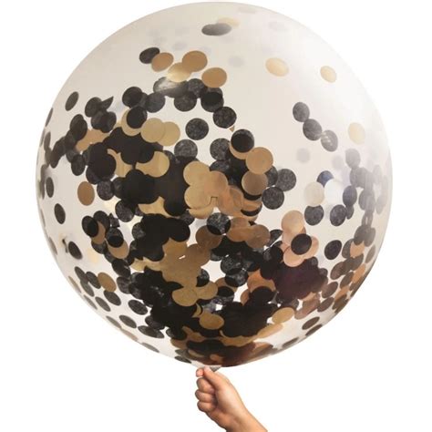 Rose Gold Giant Confetti Balloon 90cm Party Supplies Who Wants 2 Party