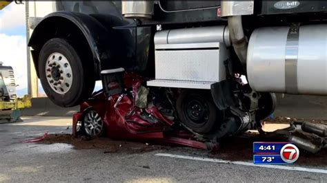 Washington Woman Survives Crash After Semi Truck Crushes Car Folds It