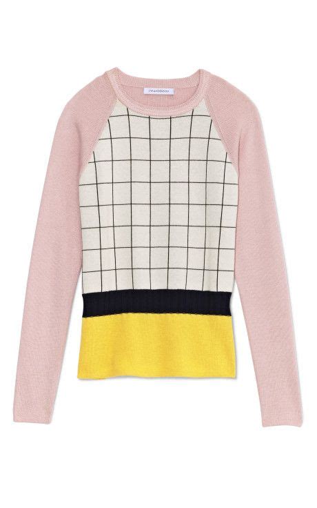 Patchwork Raglan Check Sweater By Jw Anderson Sweaters Clothes Fashion