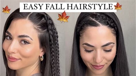 4 Easy Fall Hairstyles 🍂 For Short Medium And Long Hair Length Youtube
