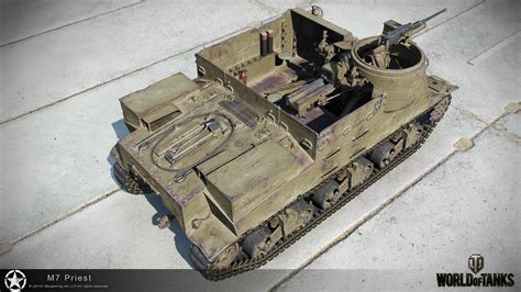 M7 Priest Танки с World Of Tanks