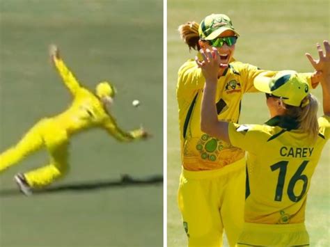 Womens Ashes Meg Lanning Catch Australia Vs England At Junction Oval The Australian