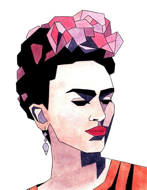 Frida Kahlo Fine Art Print 8 X 10 Etsy España Frida Kahlo Dibujo