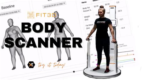 Visually Tracking Your Body Composition Fit 3d Scanner Youtube