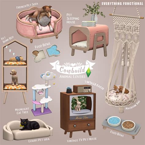 Misc Cats Dogs Clutter Sims 4 Cc Furniture Sims 4 Cus