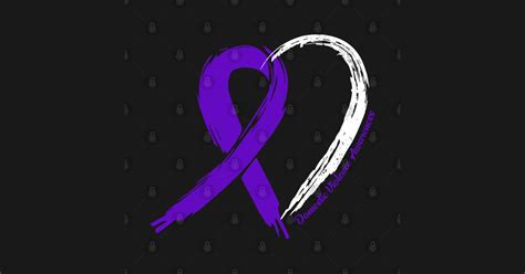 Domestic Violence Awareness Heart Ribbon Domestic Violence Mask