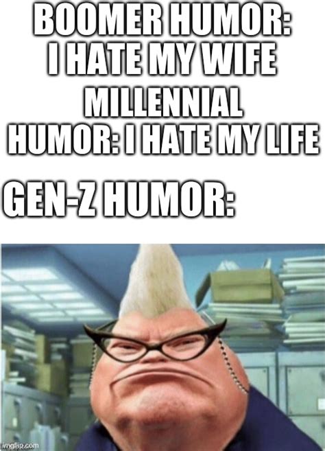 millennial humor vs gen z meme milenial