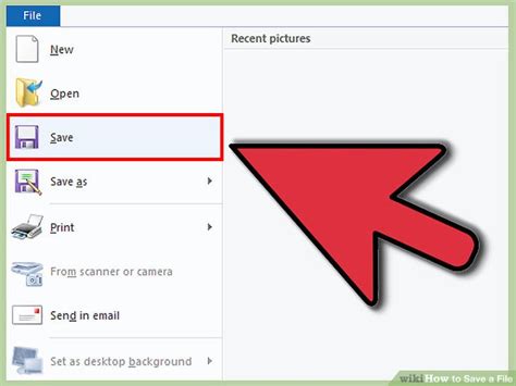 How To Save A File 10 Steps With Pictures Wikihow