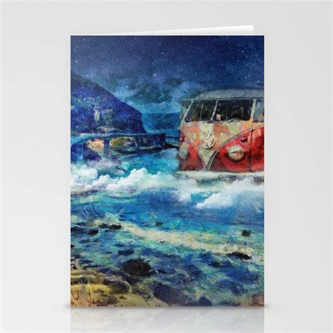 Road Trip Dream Stationery Cards By Sinapsicreative Society6