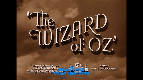 The Wizard Of Oz 1939 Title Sequence Youtube