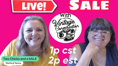 Wednesday Live Sale With 2 Chicks And A Chat Youtube