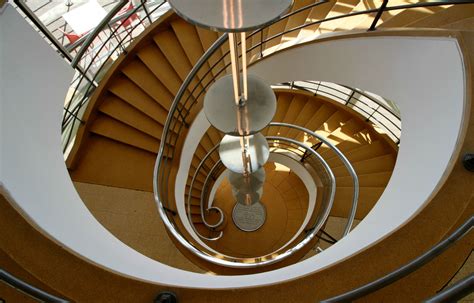 Spiral Stair The De La Warr Pavilion In Bexhill On Sea Was Built In