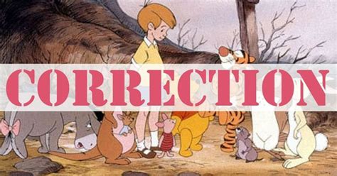 Correction Theory Claims Winnie The Pooh Characters Represent Mental