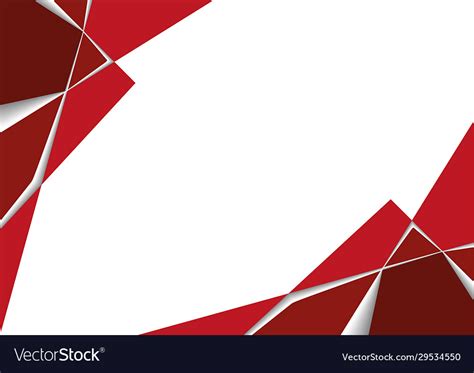 Red Geometric Background With Layers Royalty Free Vector