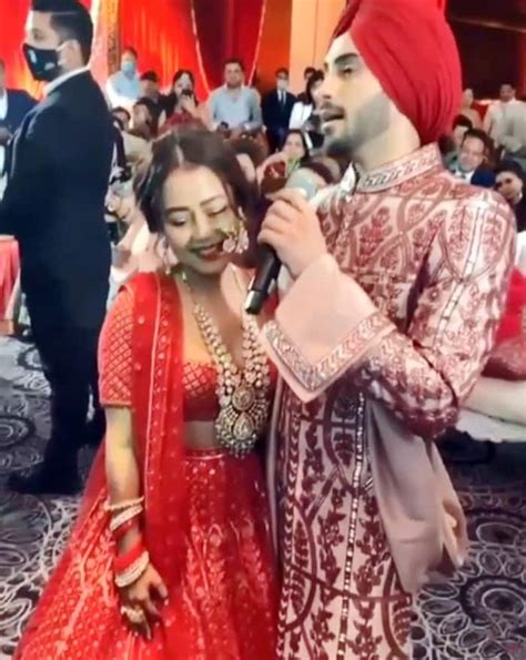 Neha Kakkar Rohanpreet Singh Wedding Album Romantic Performances Stars In Attendance