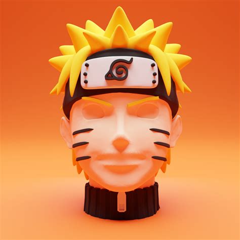 Fichier Stl Gratuit Tête De Naruto・objet Pour Impression 3d à