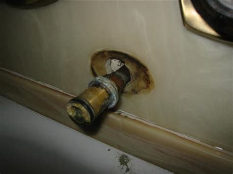 Some bathtub faucets can be shipped to you at home, while others can be. Old Delta bathtub faucet renovation
