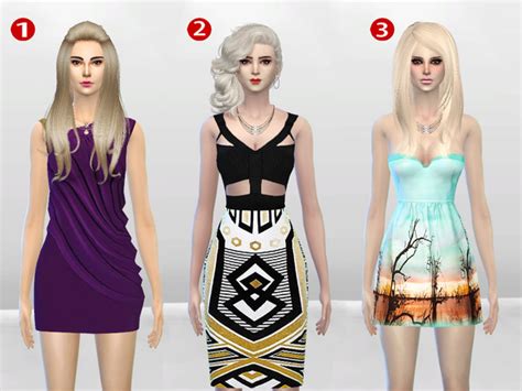 Mckenzie Dress T Set By Mclaynesims At Tsr Sims 4 Updates